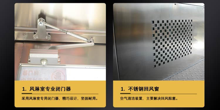 汽车涂装风淋室闭门器回风窗